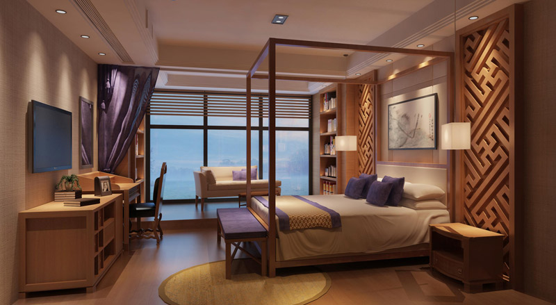 HF-05 Custom Hotel Apartment Furniture For King & Queen Size Room