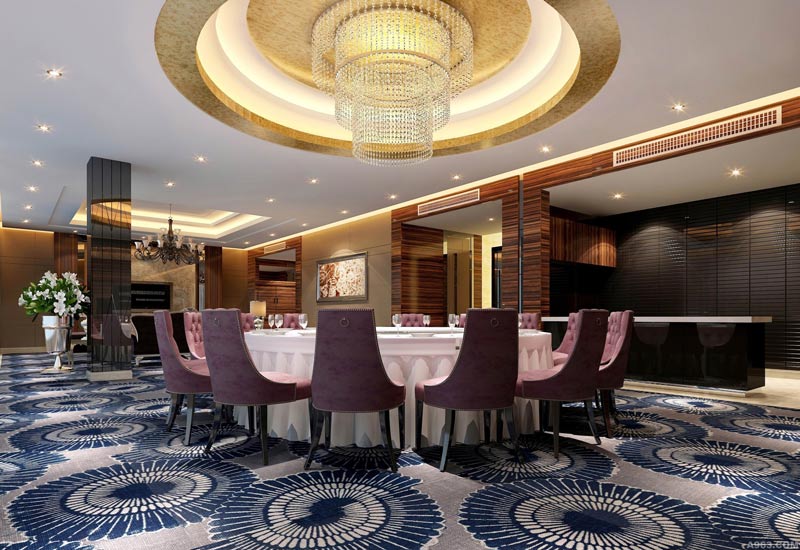 RF-53 Luxury Hotel Restaurant Furniture Dining Chairs And Table Set