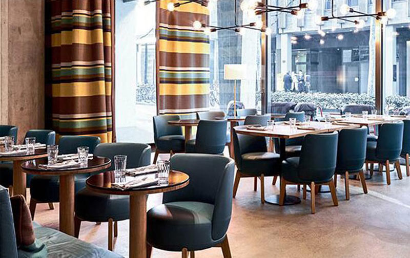 RF-92 High End Cafe Restaurant Wood Dining Chair Table Sets